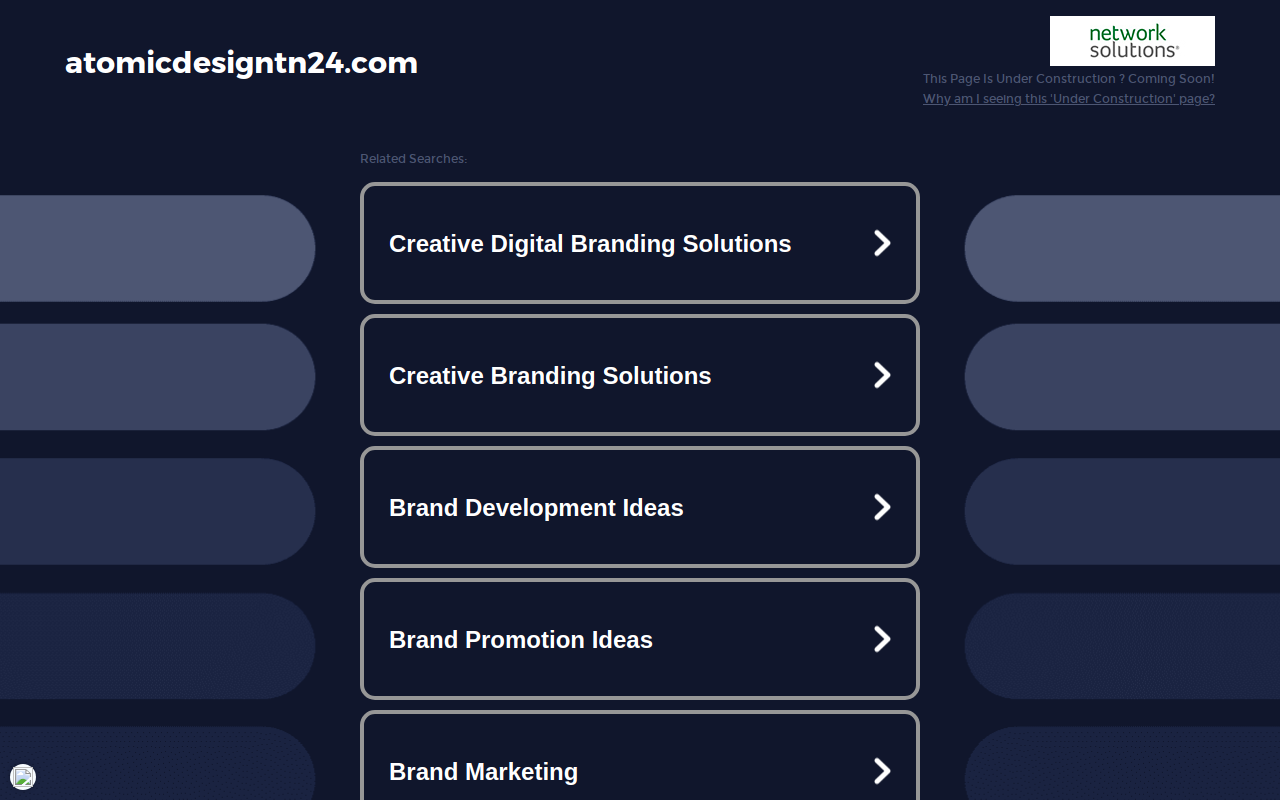 Atomic Design website preview