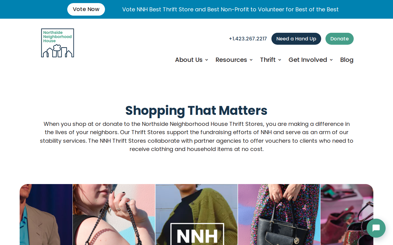 Northside Neighborhood House website preview