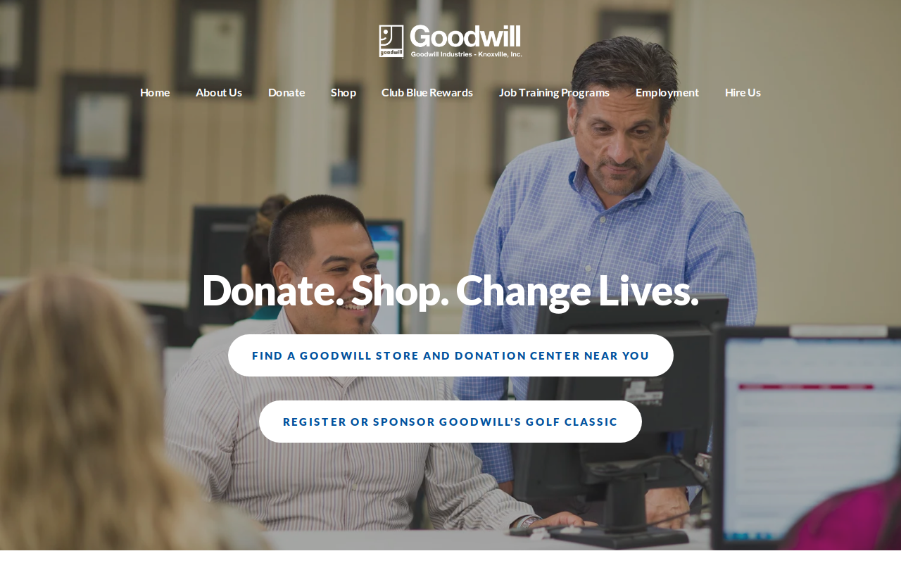 Goodwill website preview