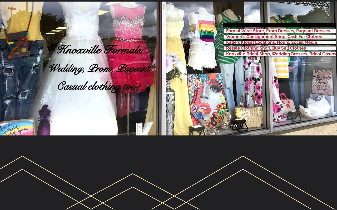 Katie's Kloset Formals website preview