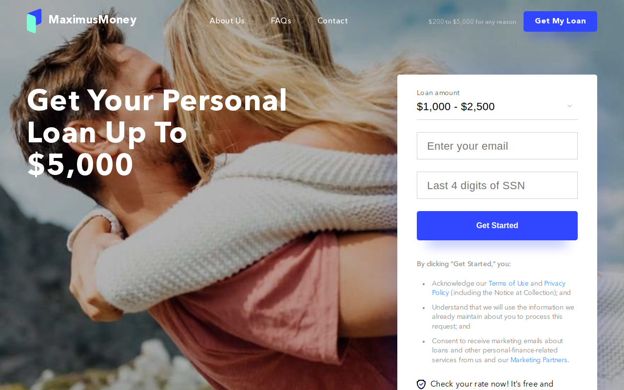 Fast Cash Plus website preview