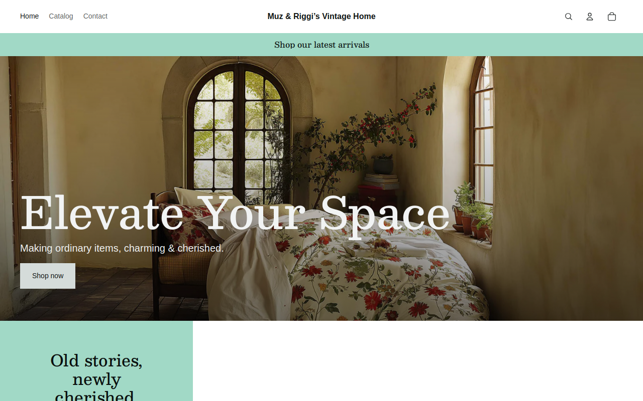 Muz & Riggi's website preview