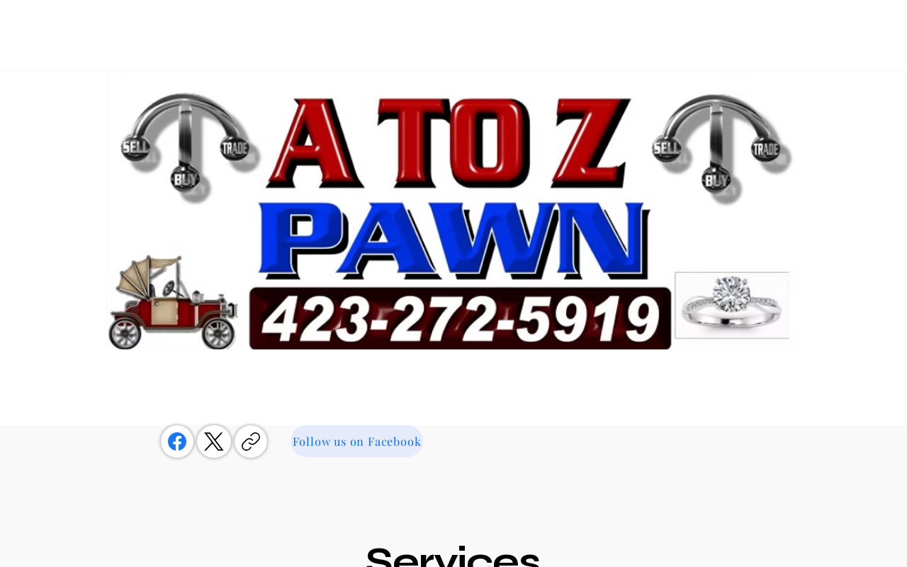 A to Z Pawn website preview