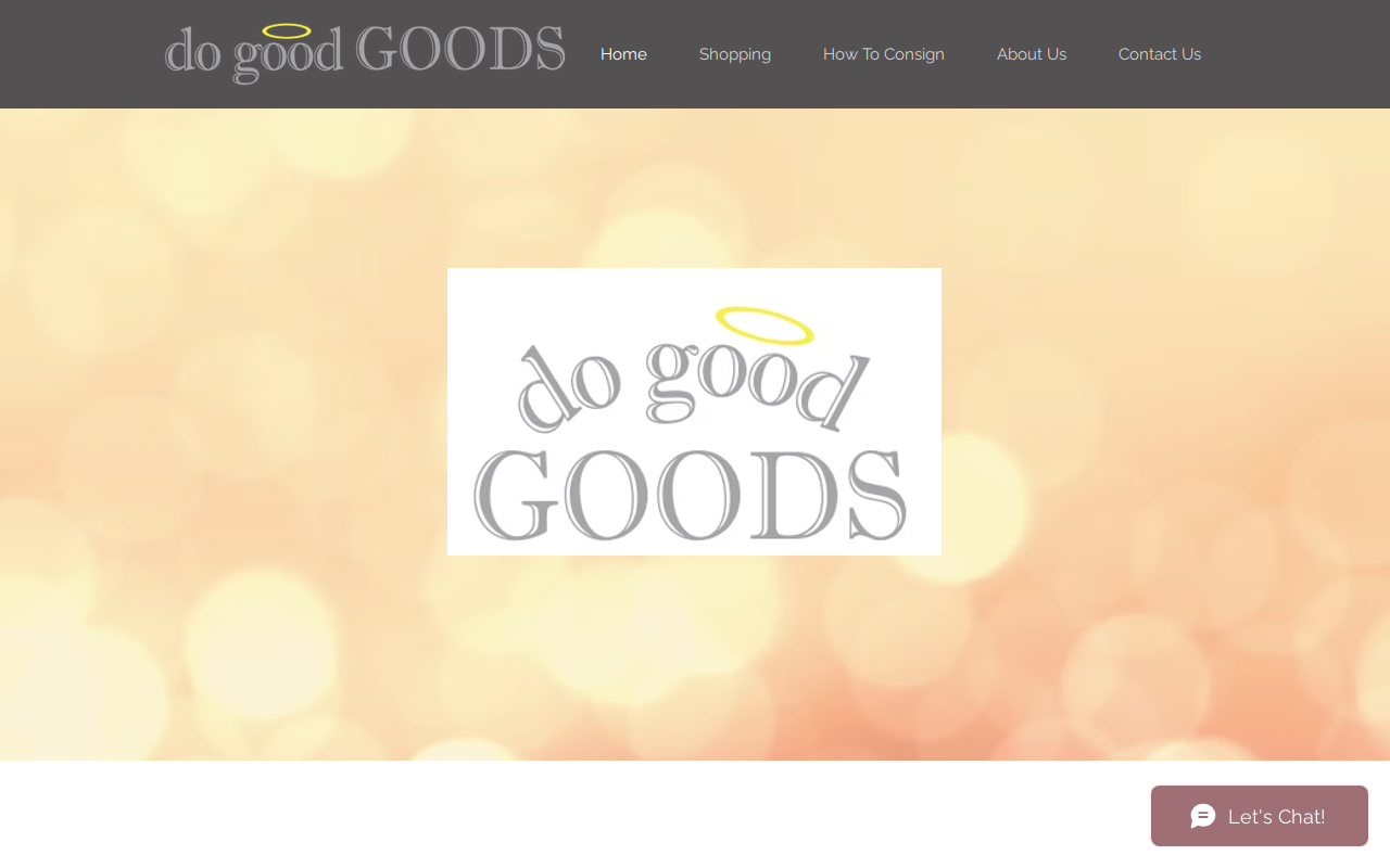 Do Good Goods website preview