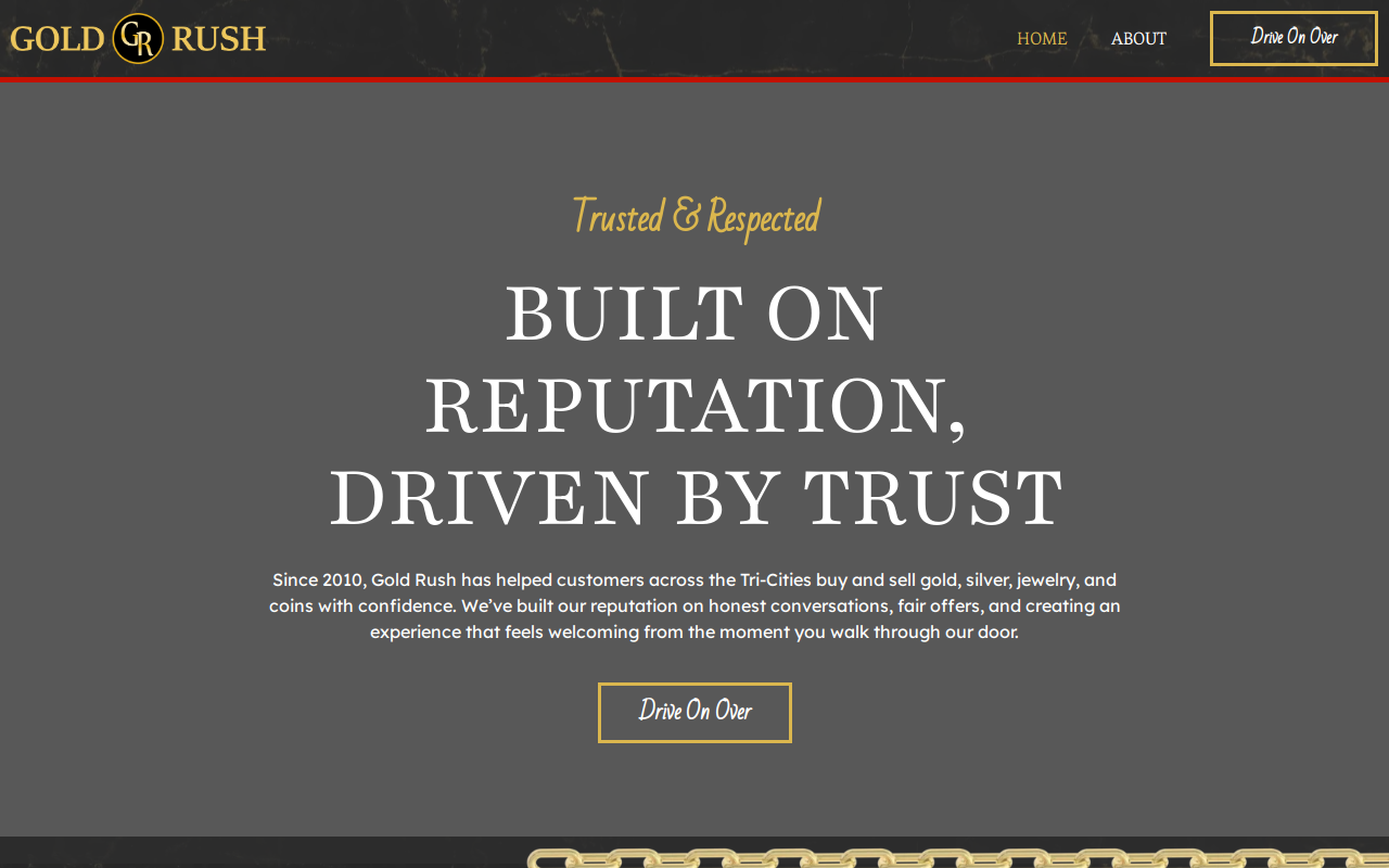 Kingsport Gold Rush website preview