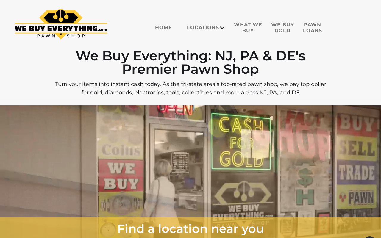 We Buy Everything Pawn Shop - Hamilton website preview
