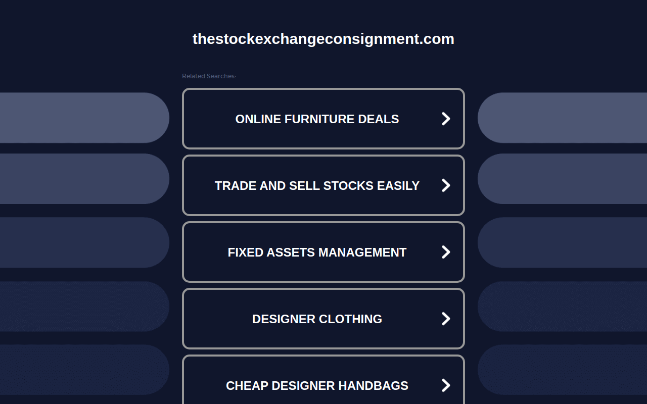 The Stock Exchange website preview