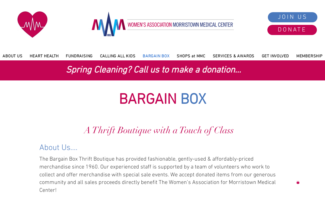 Bargain Box Thrift Shop website preview