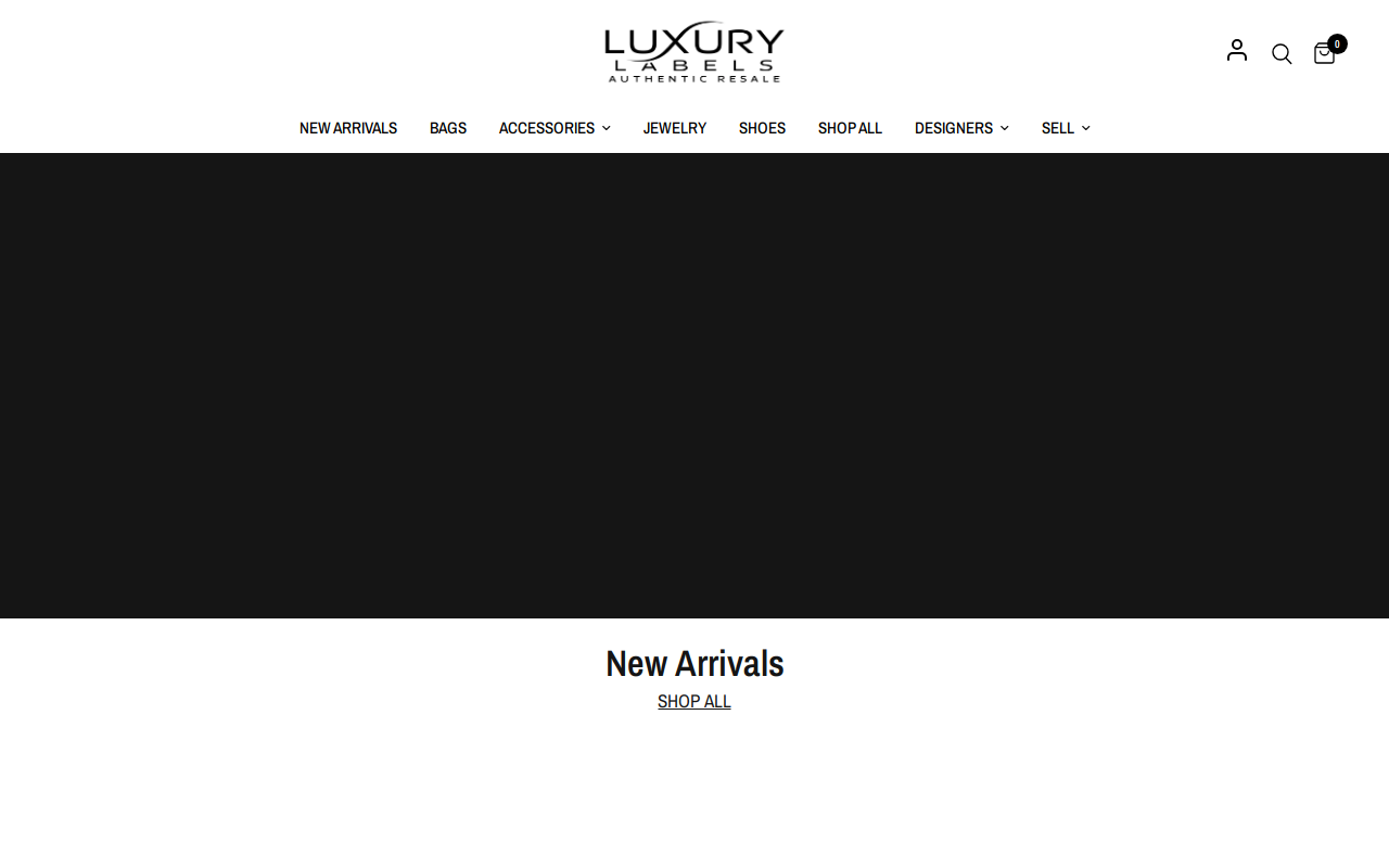 Luxury Labels website preview