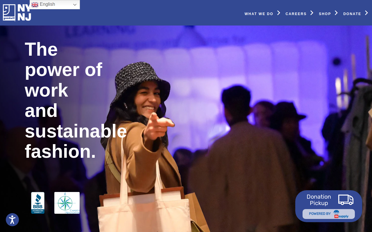Goodwill website preview