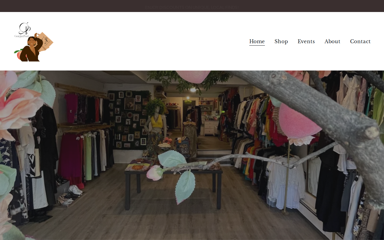 Georgia's Peach website preview