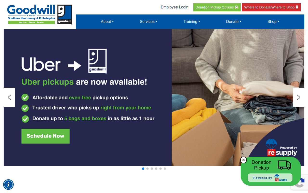 Goodwill website preview