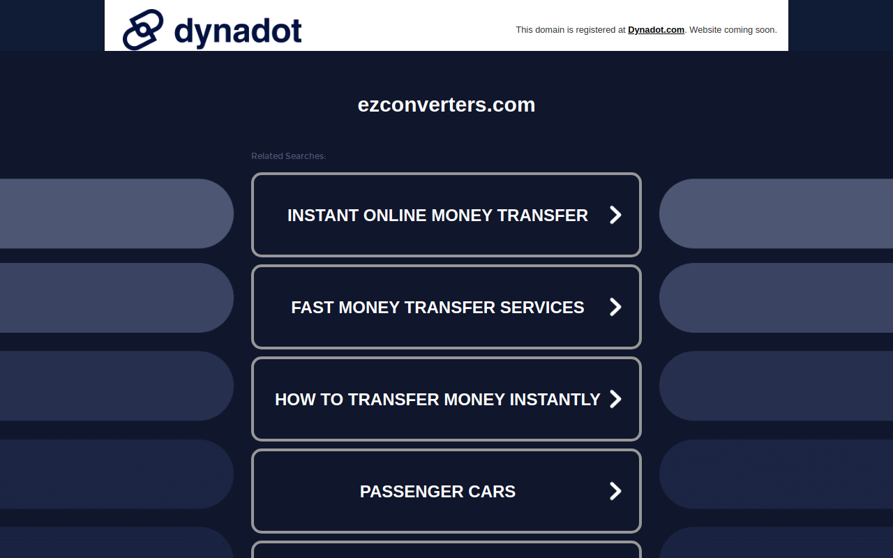 EZ Converter website preview