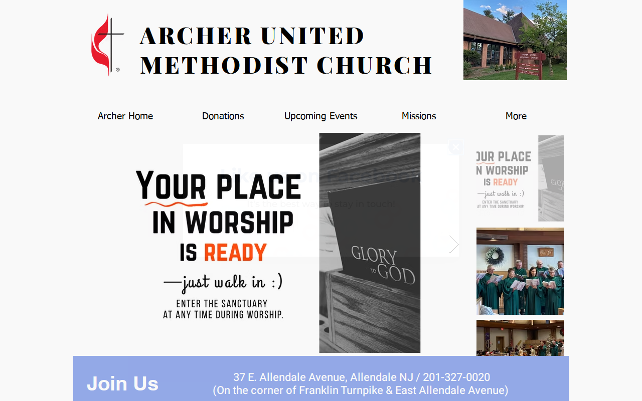 Thrift Shop website preview