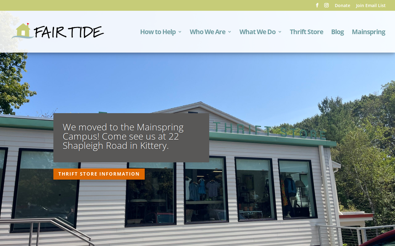Fair Tide website preview