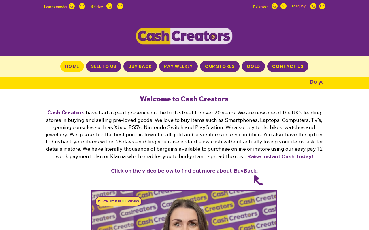 Cash Creators Southampton / Shirley website preview