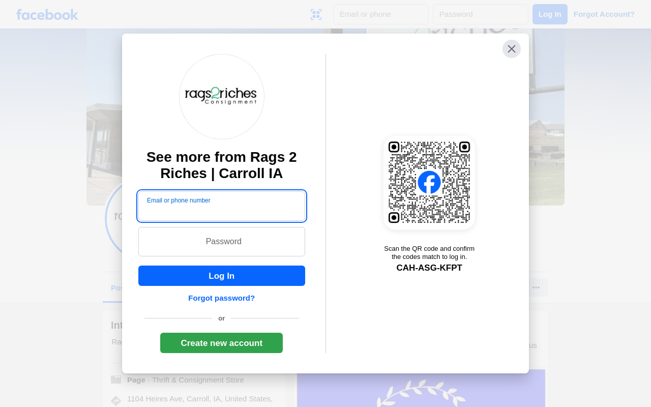 Rags 2 Riches website preview
