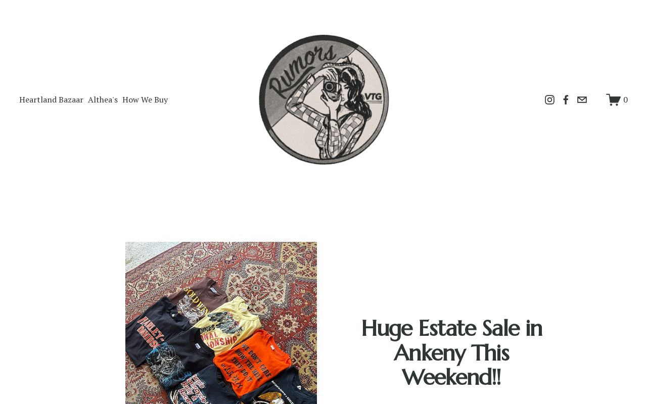 Rumors Vtg. website preview