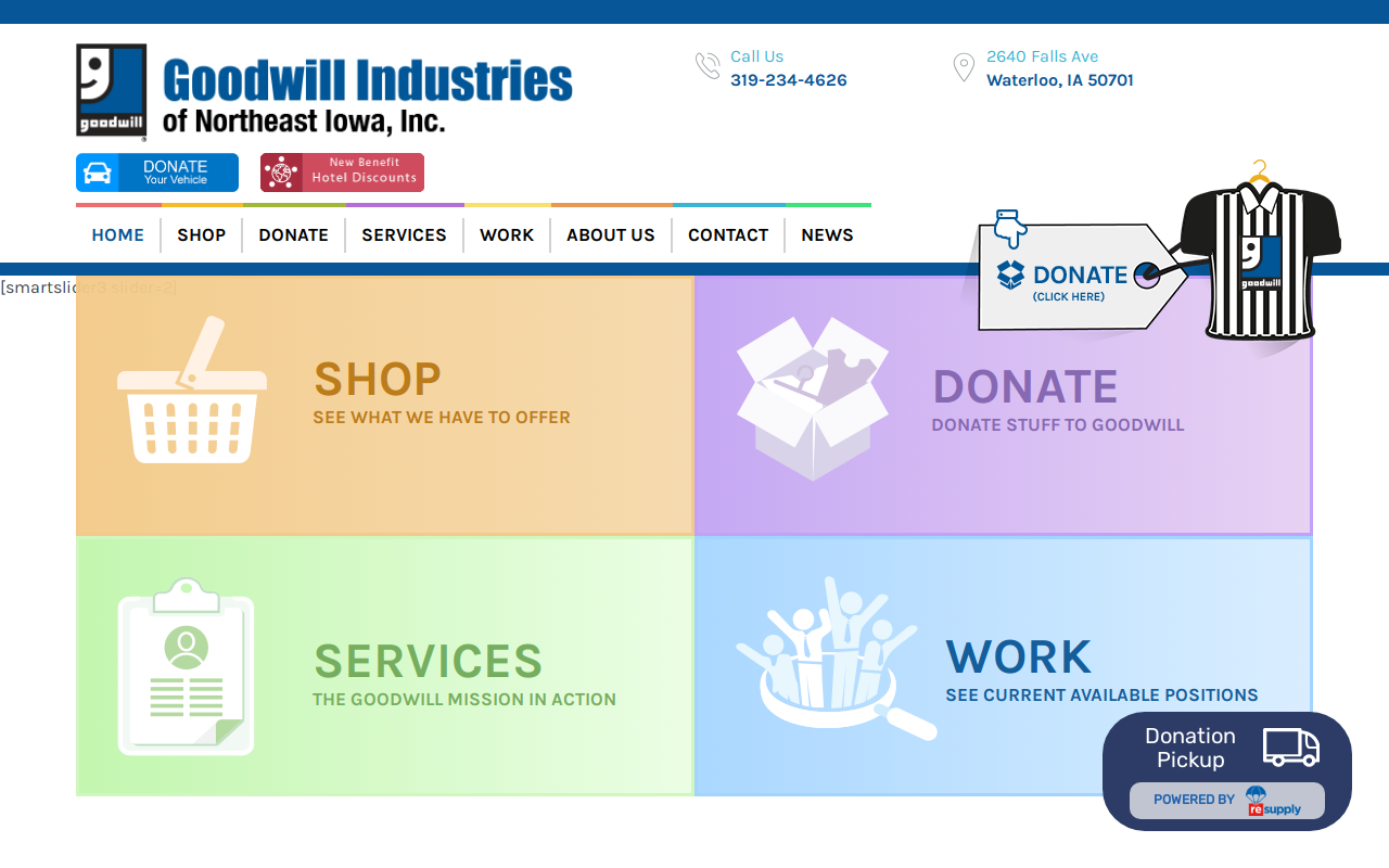 Goodwill website preview