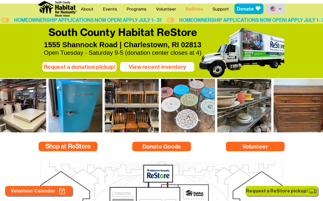 ReStore RI website preview