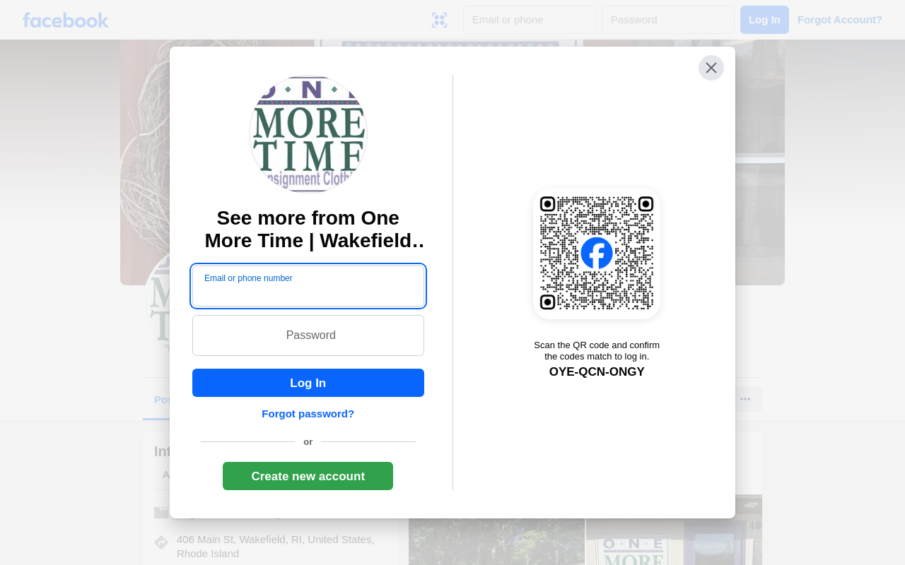 One More Time website preview