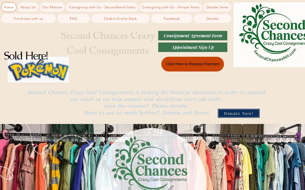 Crazy Cool Consignment website preview