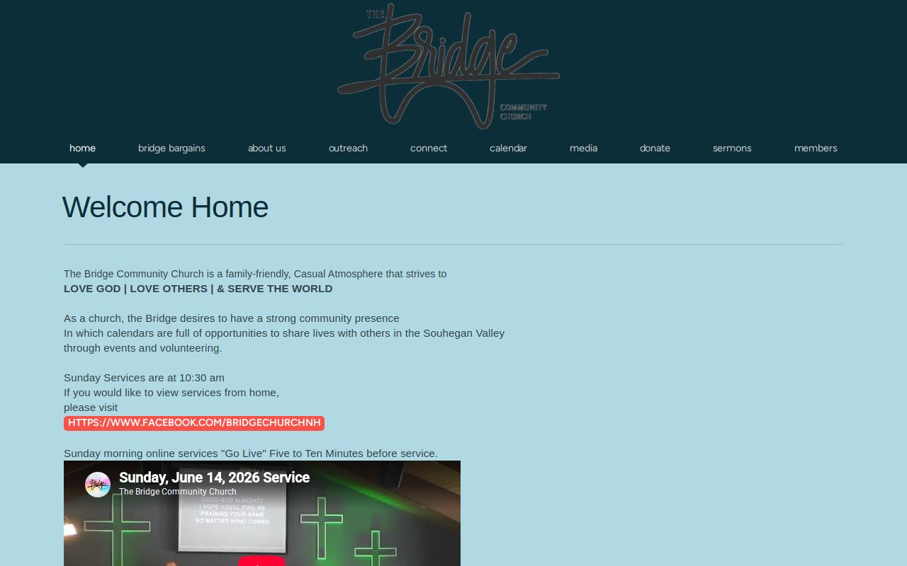 Bridge Bargains, a Boutique Style Thrift Shop website preview