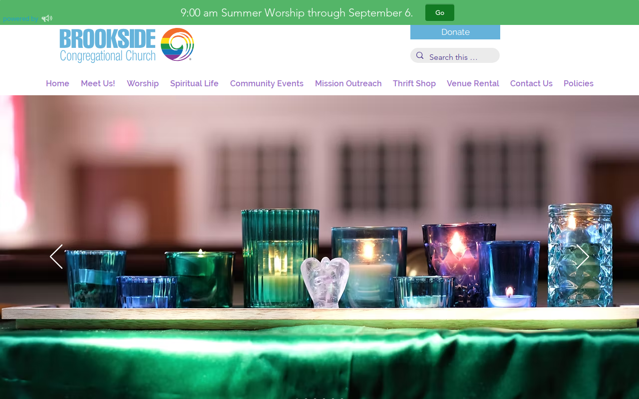 Brookside Thrift Shop website preview