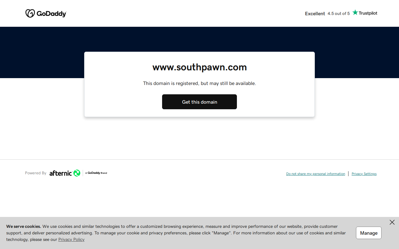 Pawn South website preview