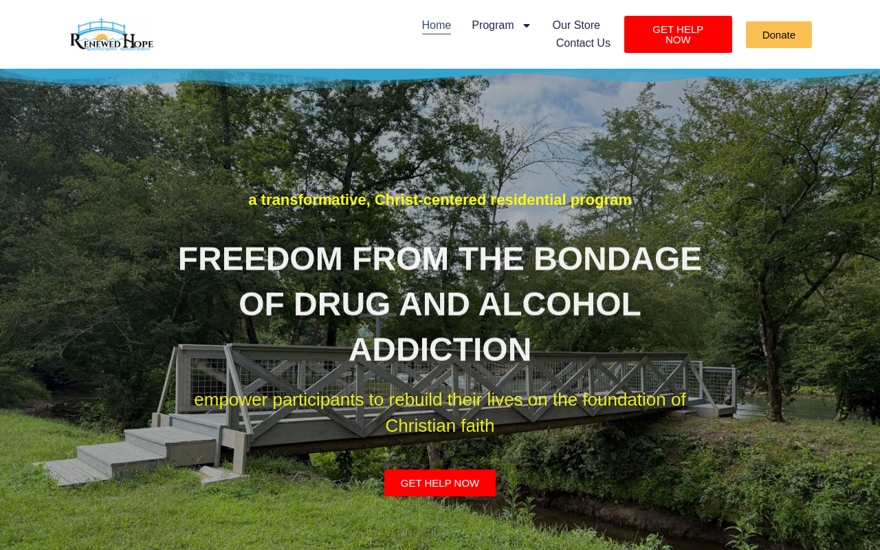 Christian Love Ministries website preview