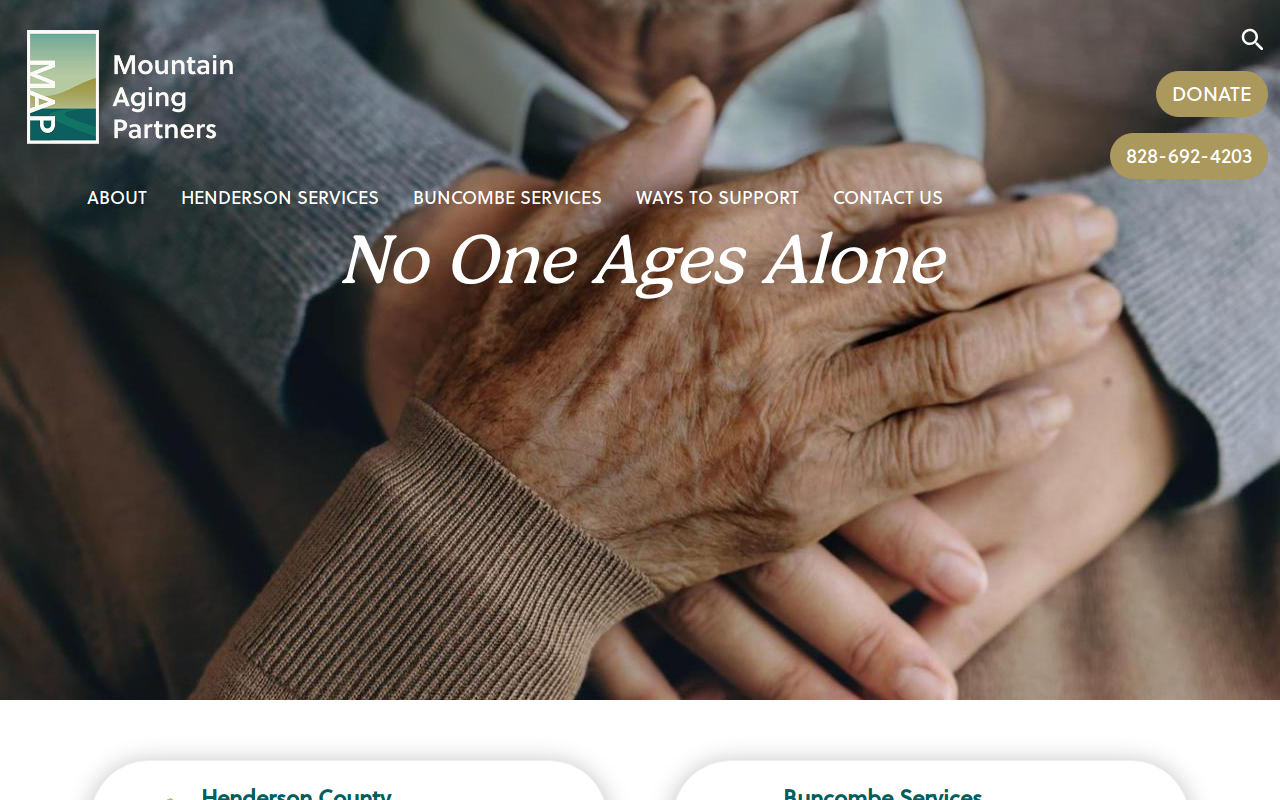 Council on Aging Thrift Store website preview