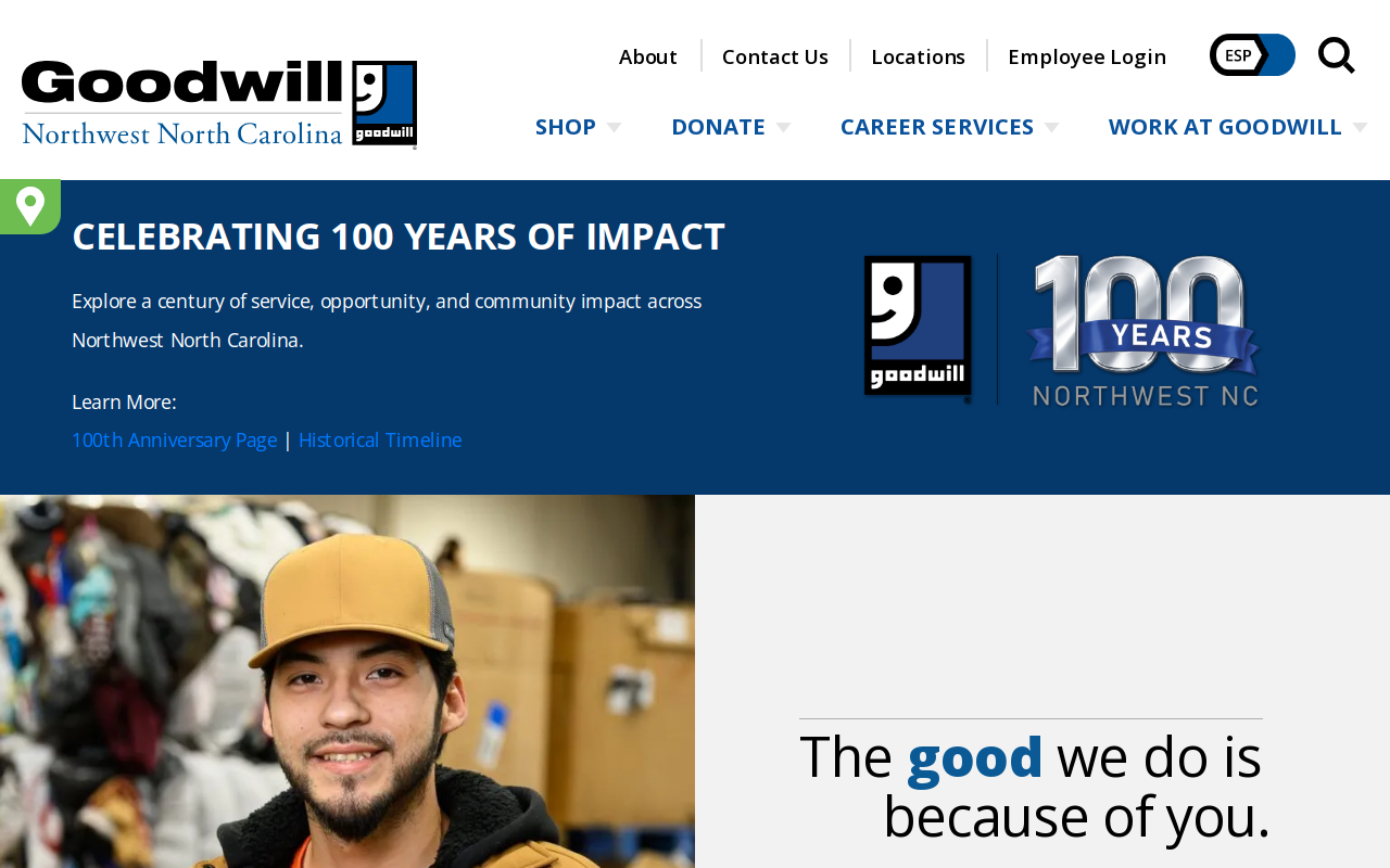 Goodwill website preview