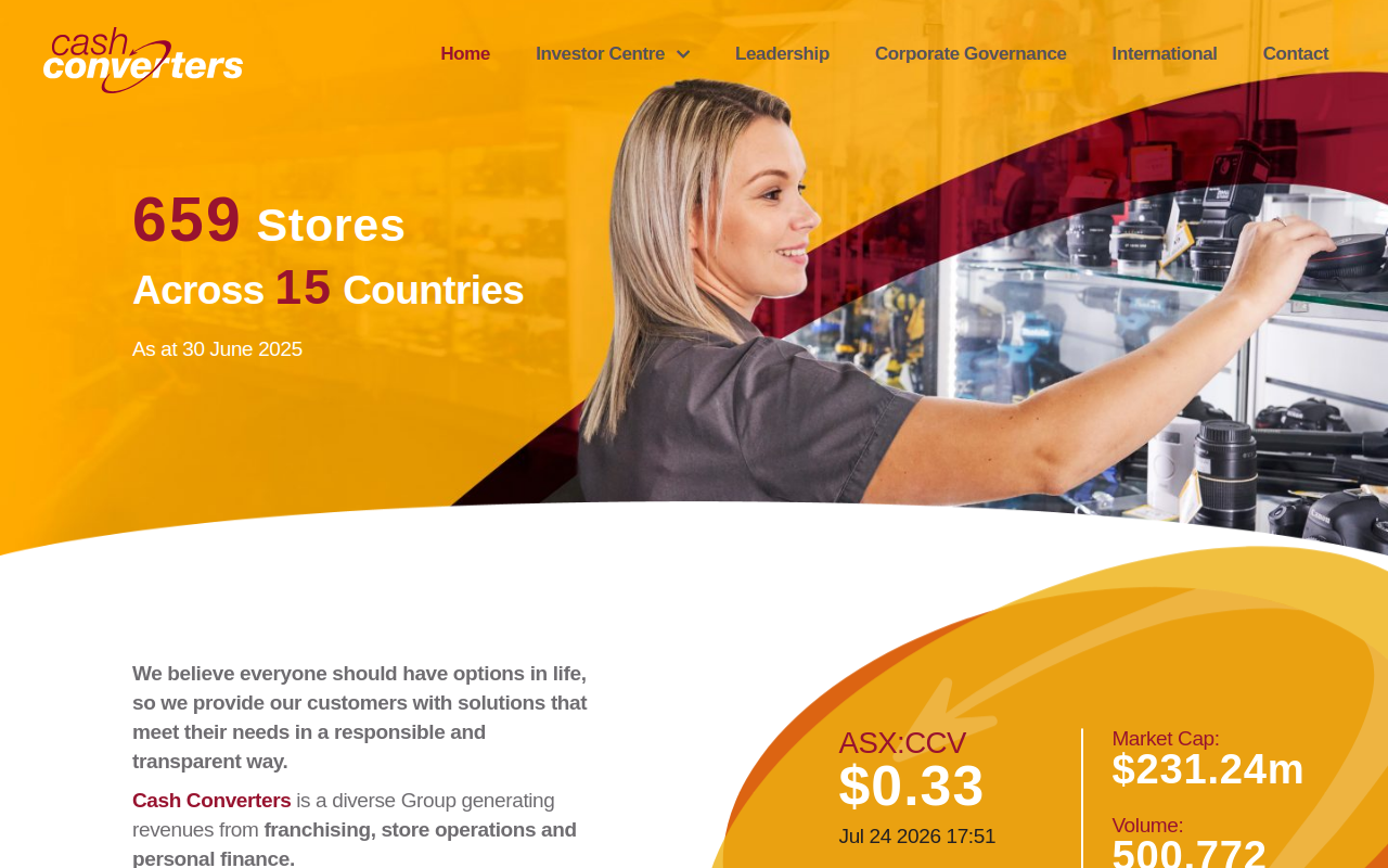 Cash Masters website preview