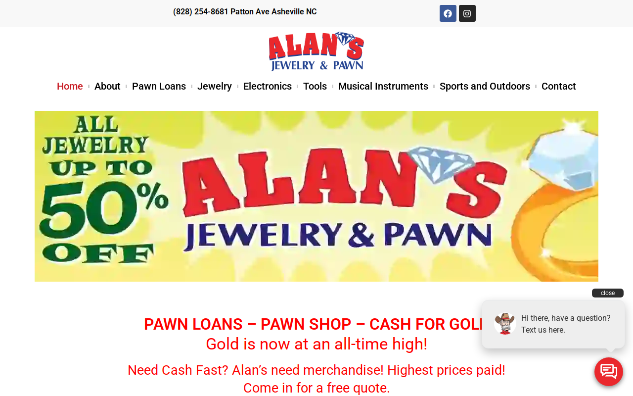Alan's Jewelry & Pawn website preview
