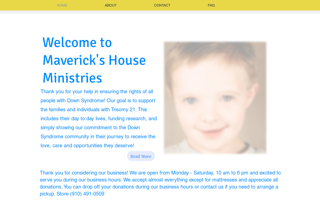 Maverick's House Ministries INC website preview