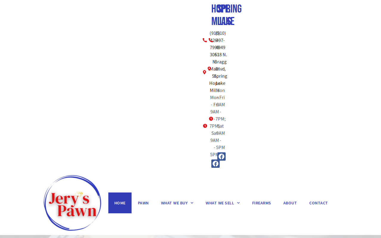 Jery's Pawn website preview