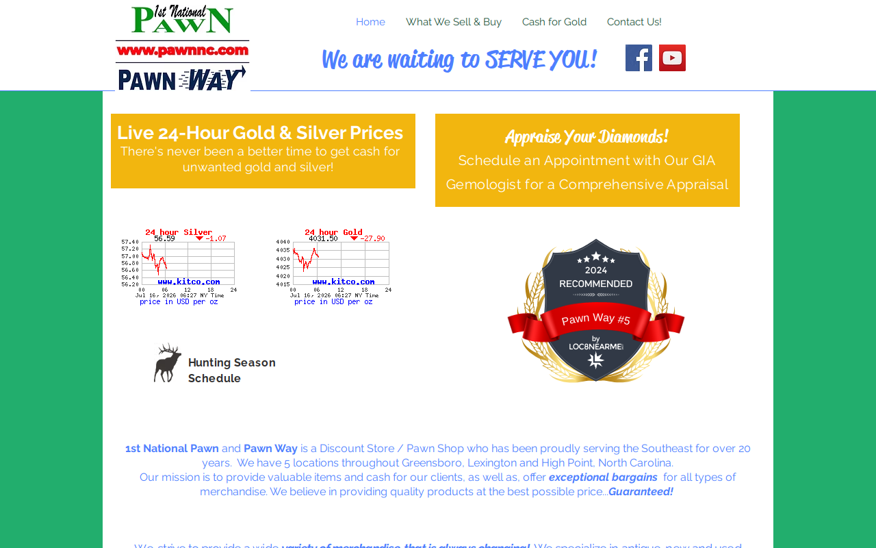 Pawn Way website preview