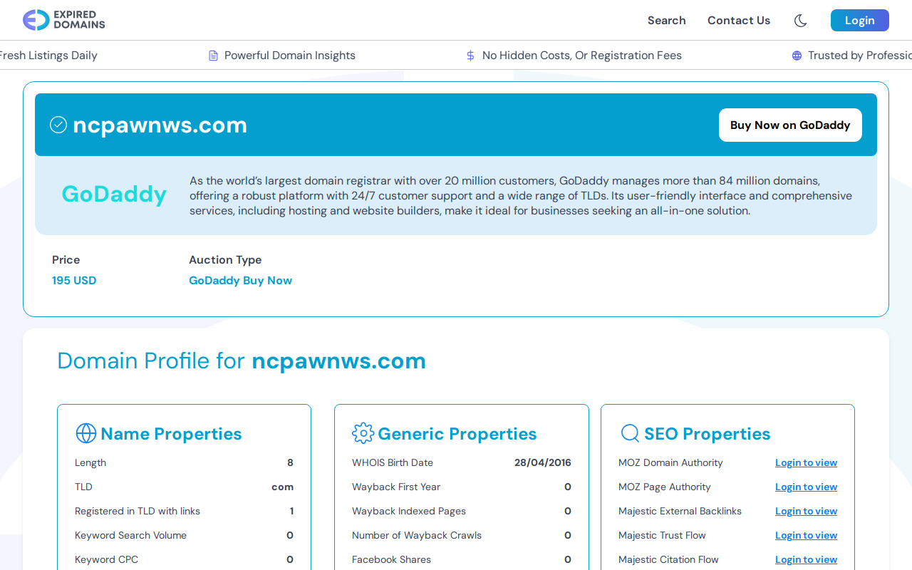 Nc Gold & Pawn website preview