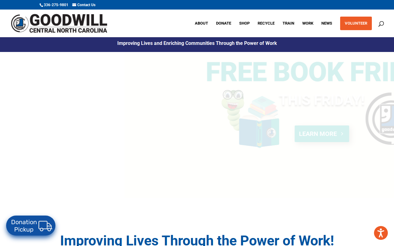 Goodwill website preview