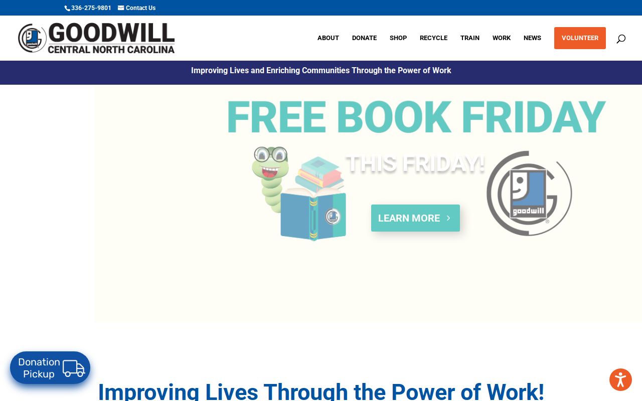 Goodwill website preview