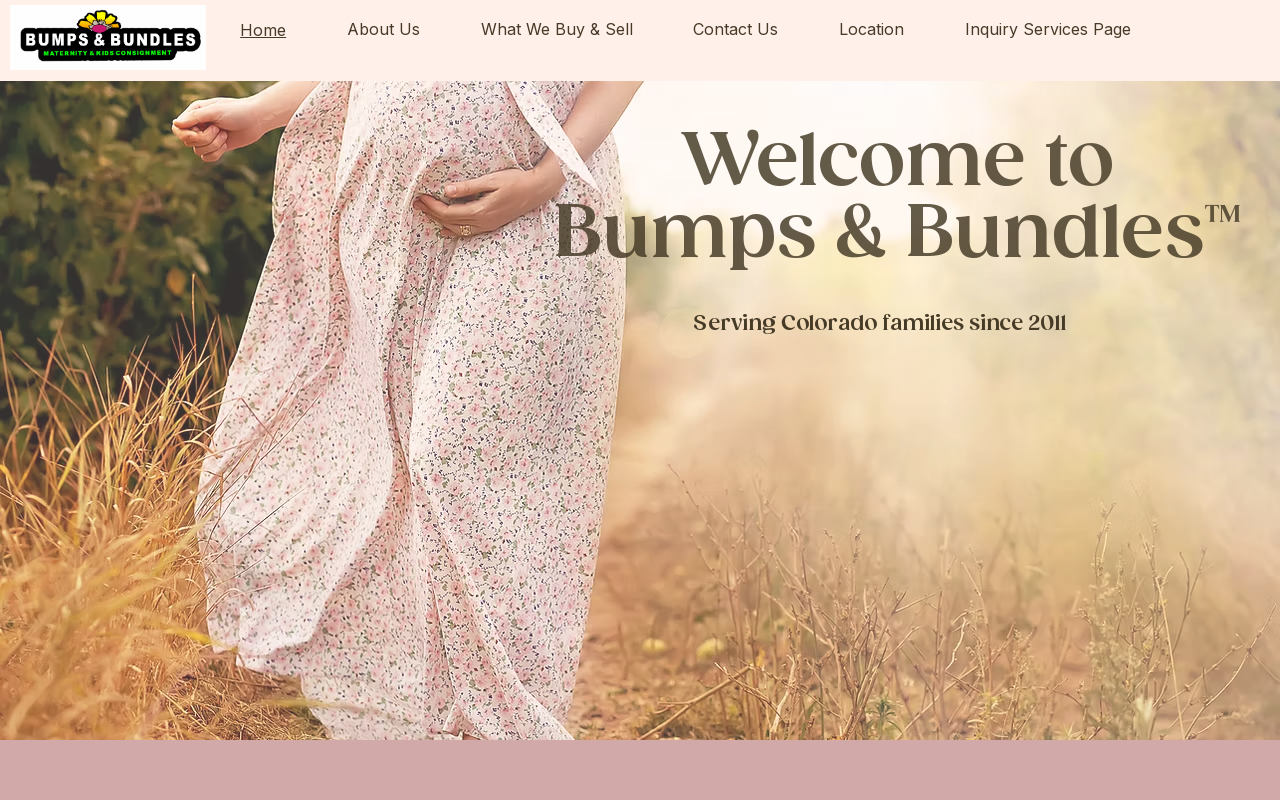 Bumps and Bundles website preview
