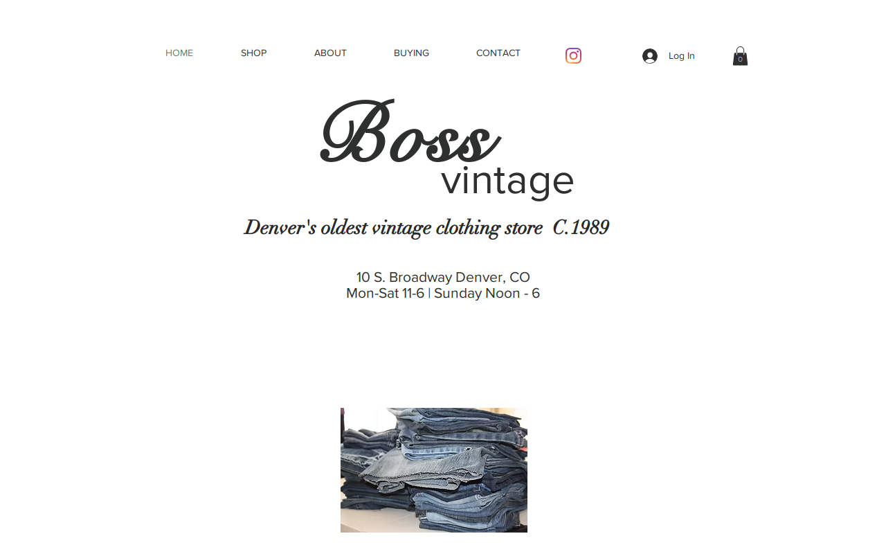 Boss Vintage website preview