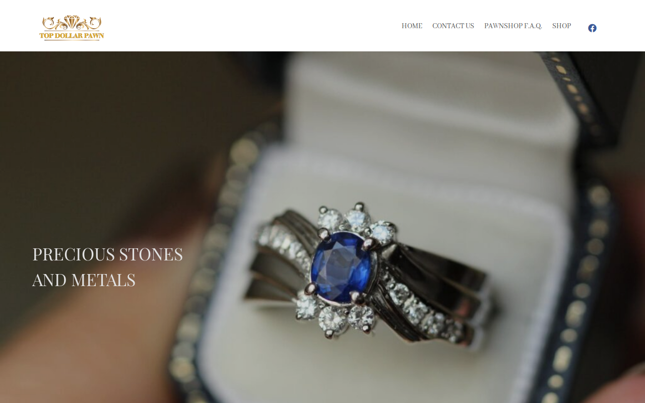 Top Dollar Pawn website preview