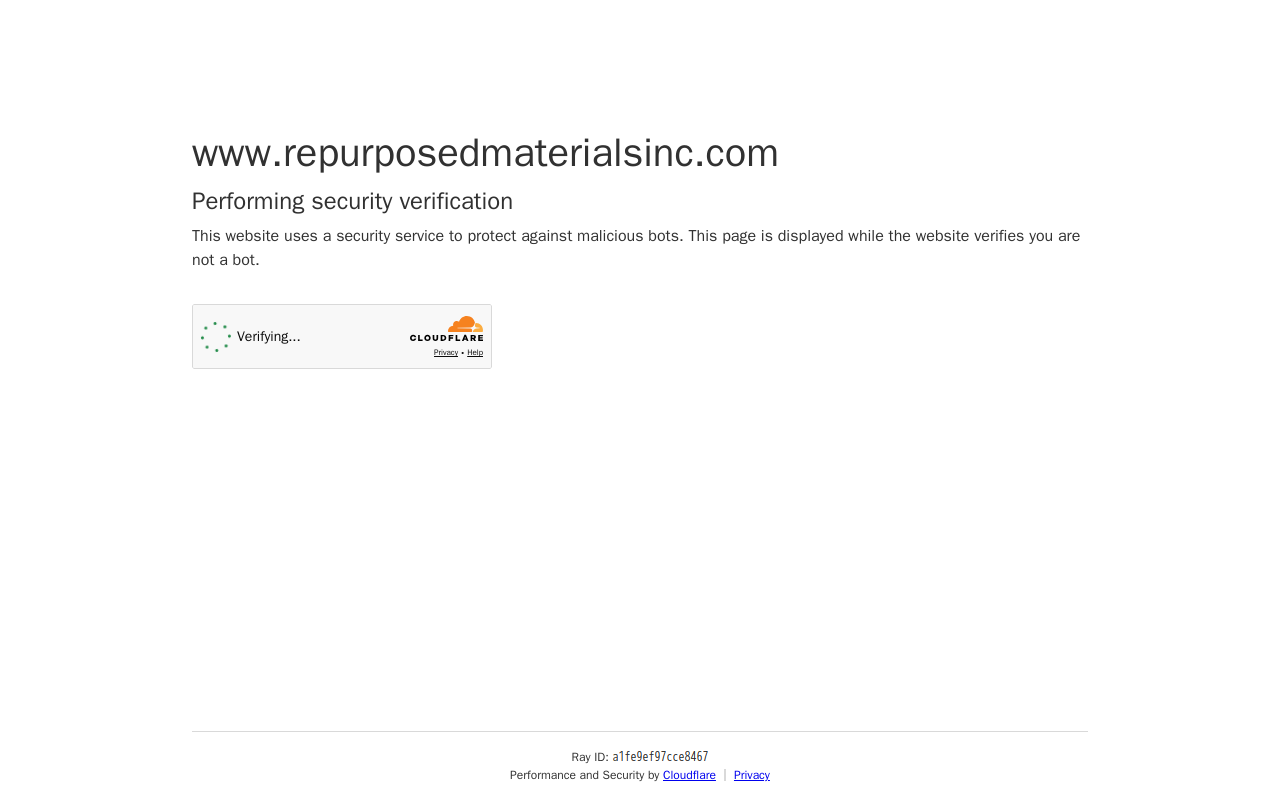 repurposedMATERIALS website preview