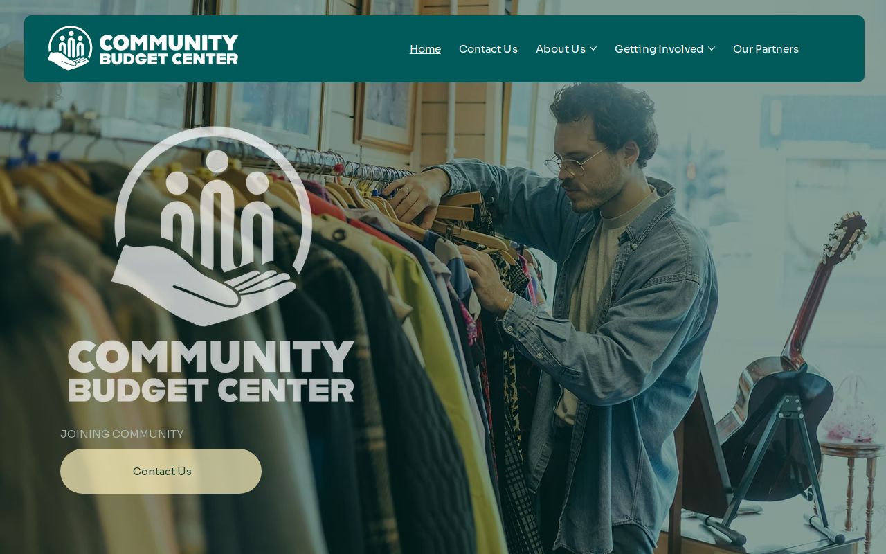 Community Budget Center website preview
