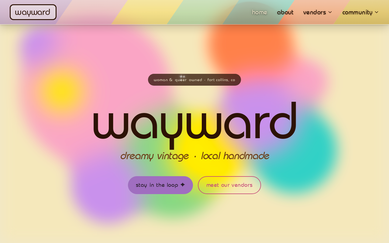 Wayward website preview