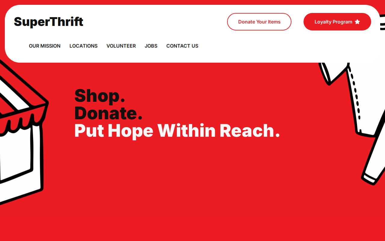 SuperThrift - Wasilla, AK website preview