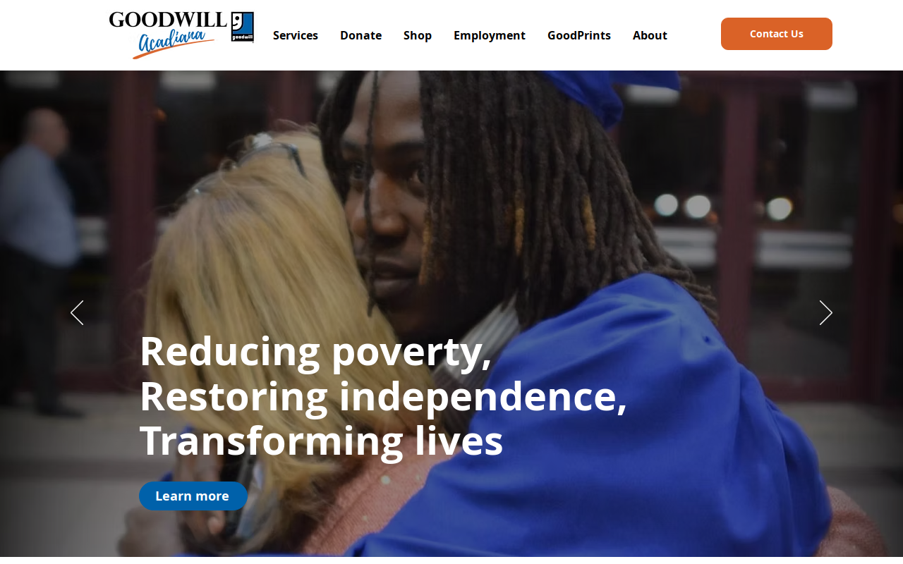 Goodwill website preview