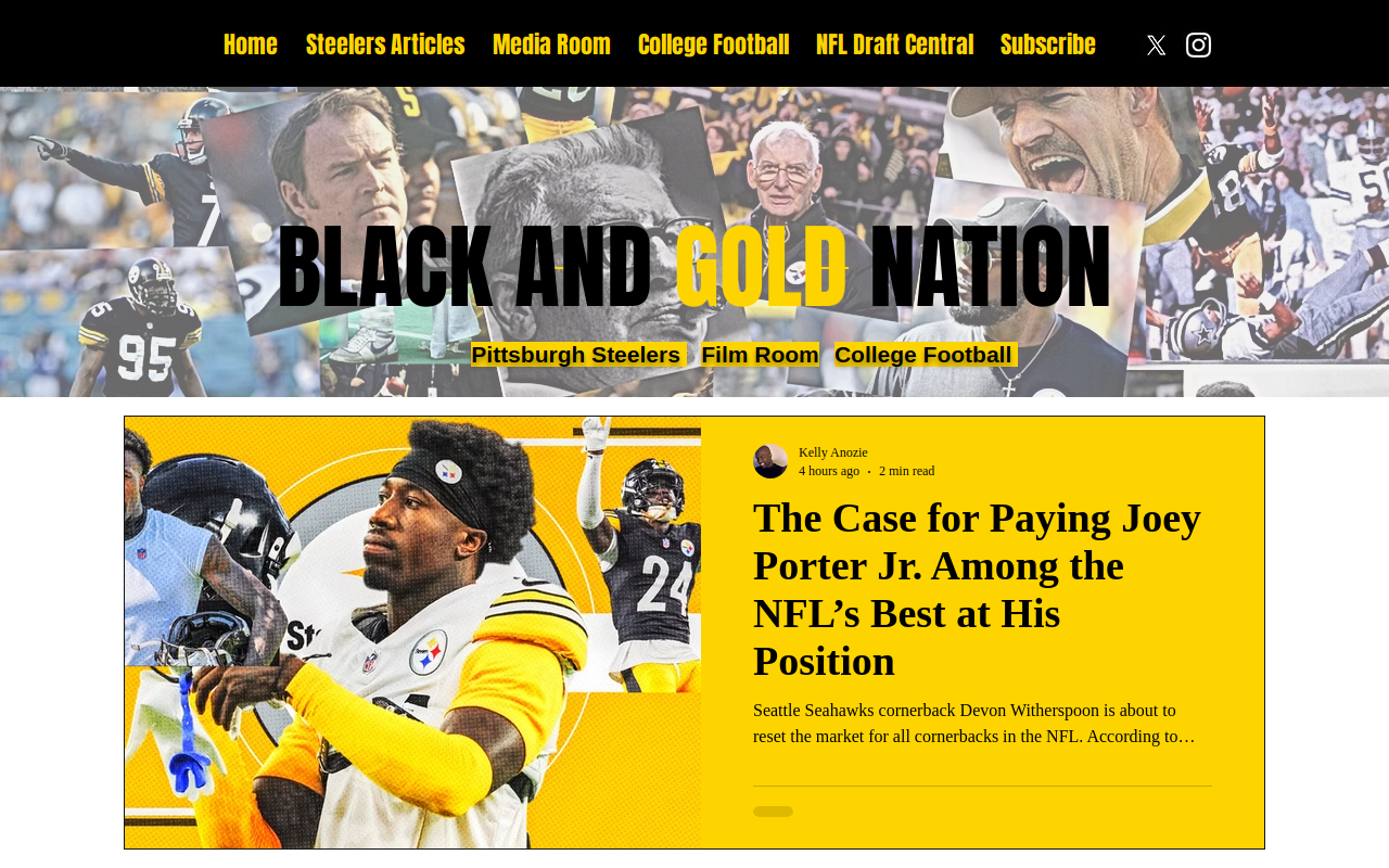 Blackandgold Nation website preview