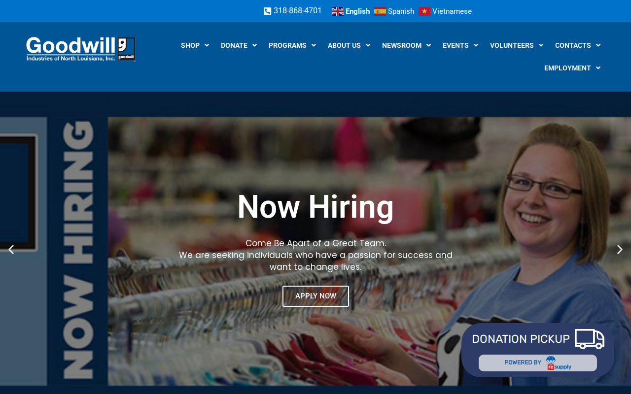 Goodwill website preview